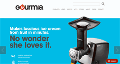 Desktop Screenshot of gourmia.com