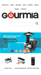 Mobile Screenshot of gourmia.com