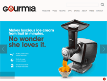 Tablet Screenshot of gourmia.com